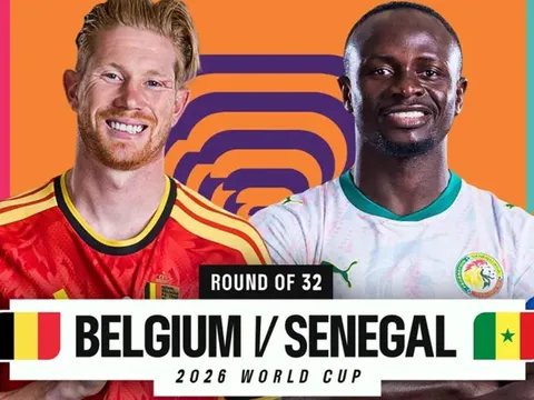 Dự đoán tỷ số Bỉ vs Senegal 3h ngày 2/7 - Nhận định bóng đá World Cup 2026 hôm nay