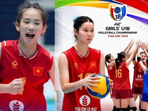 Lịch thi đấu bóng chuyền nữ U18 Châu Á 2026 - Link xem trực tiếp tuyển Việt Nam đấu Đài Loan