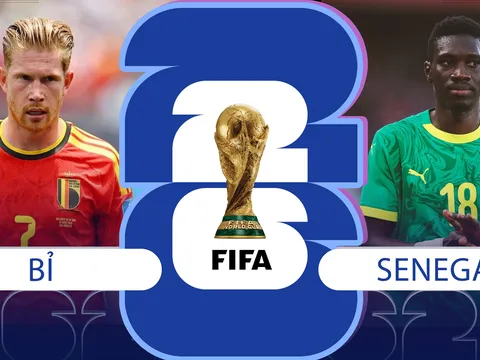 Nhận định bóng đá, dự đoán tỷ số Bỉ vs Senegal - World Cup 2026: De Bruyne đối đầu Ismaïla Sarr