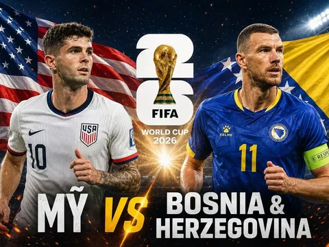 VTV trực tiếp bóng đá Mỹ vs Bosnia - Link xem trực tiếp World Cup 2026 hôm nay 2/7 trên VTV3