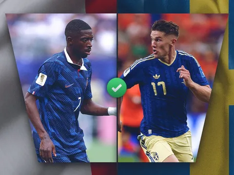 Trực tiếp bóng đá Pháp vs Thụy Điển, 4h ngày 1/7 - Link xem trực tiếp World Cup 2026 trên VTV6 HD