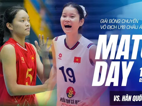 Link xem TRỰC TIẾP bóng chuyền nữ Việt Nam đấu Hàn Quốc - VCK U18 nữ châu Á 2026: Đôi công hấp dẫn?