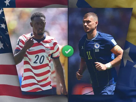 Trực tiếp bóng đá Mỹ vs Bosnia, 7h ngày 2/7 - Link xem trực tiếp World Cup 2026 trên VTV6 FULL HD