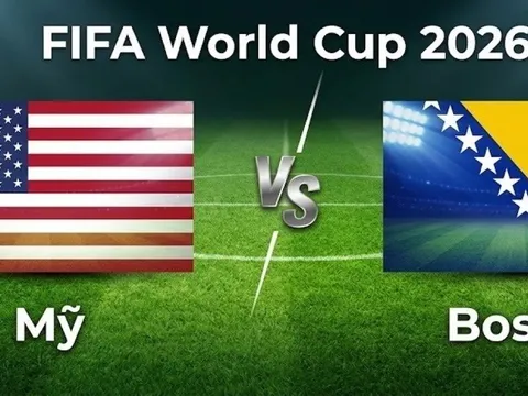 VTV3, VTV6 TRỰC TIẾP bóng đá Mỹ vs Bosnia hôm nay 2/7 - Link xem trực tiếp World Cup 2026 mới nhất