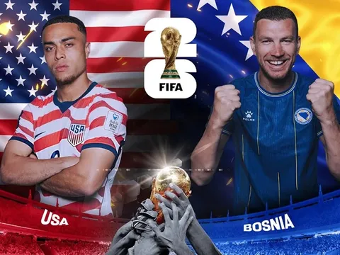 Xem trực tiếp bóng đá Mỹ vs Bosnia ở đâu, kênh nào? Link xem trực tiếp World Cup 2026 trên VTV3 HD