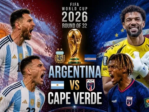 VTV trực tiếp bóng đá Argentina vs Cape Verde - Link xem trực tiếp World Cup 2026 hôm nay 4/7 trên VTV3