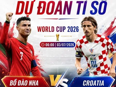 Dự đoán tỷ số, kết quả Bồ Đào Nha vs Croatia, 6h ngày 3/7- World Cup 2026: CR7 giúp Selecao châu Âu phá dớp