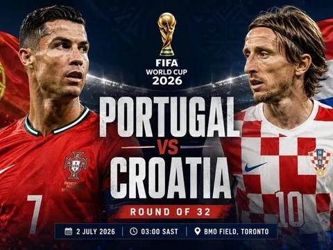 Link xem TRỰC TIẾP bóng đá Bồ Đào Nha vs Croatia 06h00 ngày 3/7 - VTV3, VTV6 trực tiếp World Cup 2026 hôm nay