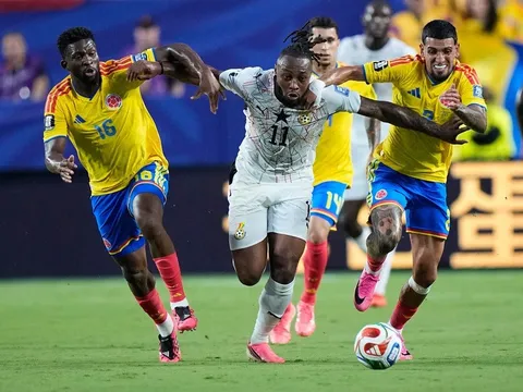 Kết quả bóng đá Colombia vs Ghana hôm nay 4/7 - World Cup 2026: Ngôi sao Man City gây thất vọng