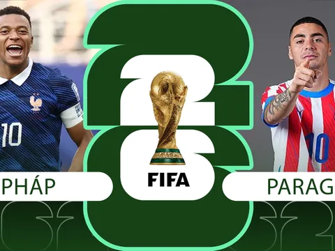 Nhận định bóng đá, dự đoán tỷ số Pháp vs Paraguay 4h ngày 5/7- World Cup 2026: Kylian Mbappé đối đầu Miguel Almiron