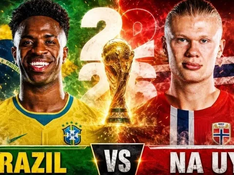 Dự đoán tỷ số kết quả Brazil vs Na Uy, 3h ngày 6/7 - Vòng 1/8 World Cup 2026: Vinicius so tài Haaland, Selecao phá dớp?