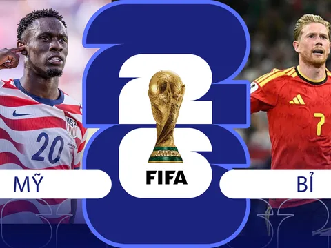 Nhận định bóng đá, dự đoán tỷ số Mỹ vs Bỉ, 7h ngày 7/7 - vòng 1/8 World Cup 2026: Balogun làm lu mờ De Bruyne?