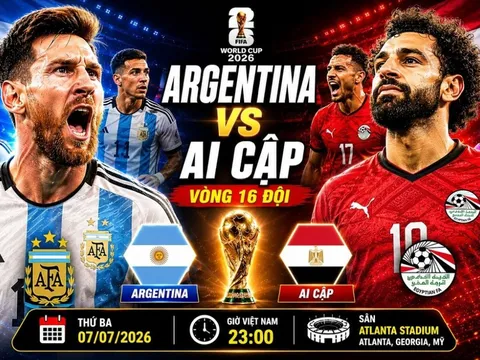 Kết quả bóng đá, tỷ số Argentina vs Ai Cập - World Cup 2026: Salah toả sáng, Messi nhận trái đắng