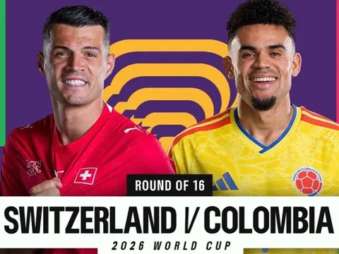 Dự đoán tỷ số Thụy Sĩ vs Colombia 3h ngày 8/7 - Nhận định bóng đá World Cup 2026 hôm nay