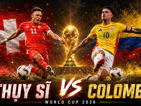 VTV trực tiếp bóng đá Thuỵ Sĩ vs Colombia - Link xem trực tiếp World Cup 2026 hôm nay 8/7 trên VTV3