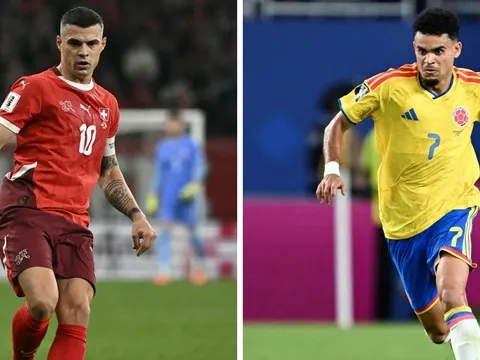 Link xem TRỰC TIẾP bóng đá Thụy Sĩ vs Colombia 03h00 ngày 8/7 - VTV6, VTV3 trực tiếp World Cup 2026