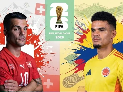 Trực tiếp bóng đá Thụy Sĩ vs Colombia, 3h ngày 8/7 - Link xem trực tiếp World Cup 2026 trên VTV6 HD