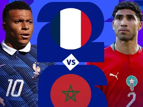 Kết quả bóng đá Pháp vs Ma Rốc - World Cup 2026: Mbappe xô đổ kỷ lục của Messi