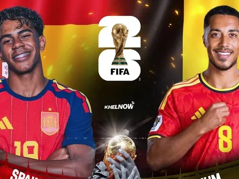 Lịch sử đối đầu Tây Ban Nha vs Bỉ - Nhận định bóng đá Tứ kết World Cup 2026: Bò tót áp đảo Quỷ đỏ