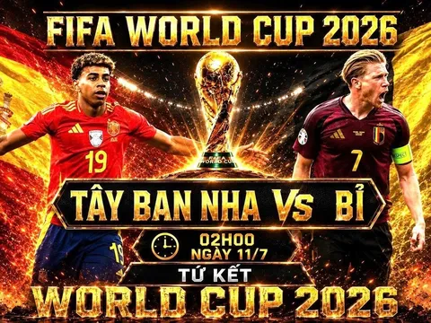 VTV trực tiếp bóng đá Tây Ban Nha vs Bỉ - Link xem trực tiếp World Cup 2026 hôm nay 11/7 trên VTV3