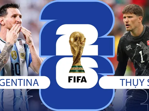 Nhận định bóng đá, dự đoán tỷ số Argentina vs Thụy Sĩ, 8h ngày 12/7 - Tứ kết World Cup 2026: Messi đối đầu Kobel