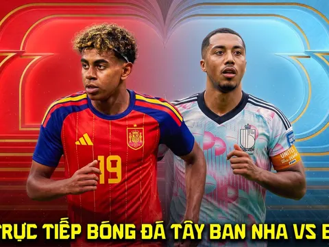 VTV3 VTV6 trực tiếp bóng đá Tây Ban Nha vs Bỉ hôm nay 10/7 - Link xem trực tiếp World Cup 2026 VTVGo