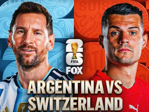 Link xem trực tiếp bóng đá Argentina vs Thụy Sĩ 8h ngày 12/7 - VTV3 VTV6 trực tiếp World Cup 2026