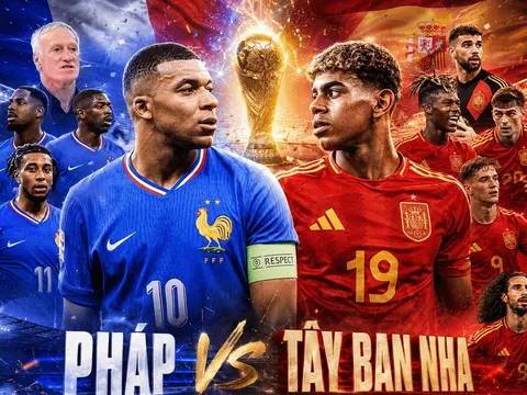 VTV trực tiếp bóng đá Pháp vs Tây Ban Nha - Link xem trực tiếp World Cup 2026 hôm nay 15/7 trên VTV3