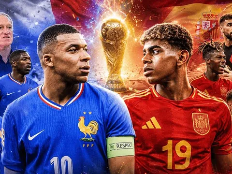 Trực tiếp bóng đá Pháp vs Tây Ban Nha, 2h ngày 15/7 - Link xem trực tiếp World Cup 2026 trên VTV6 HD