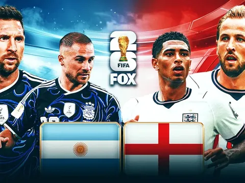 Dự đoán tỷ số Anh vs Argentina, 2h ngày 16/7 - Nhận định bóng đá World Cup 2026