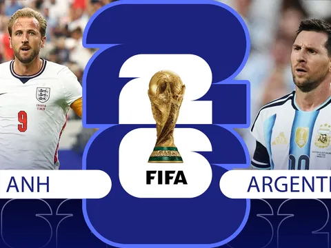 Nhận định bóng đá, dự đoán tỷ số Anh vs Argentina, 2h ngày 16/7 - Bán kết World Cup 2026: Kane 'đại chiến' Messi