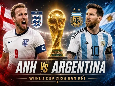 Dự đoán kết quả, tỷ số Anh vs Argentina - World Cup 2026: Siêu máy tính nhận định bóng đá hôm nay 15/7