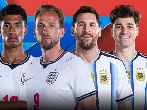 Dự đoán tỷ số, kết quả Anh vs Argentina - Bán kết World Cup 2026: Tam Sư khiến Messi rơi lệ?