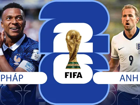 Nhận định bóng đá, dự đoán tỷ số Pháp vs Anh, 4h ngày 19/7 - World Cup 2026: Mbappe đối đầu Kane