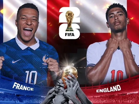 Dự đoán tỷ số, kết quả Pháp vs Anh - World Cup 2026: Mbappe, Bellingham tranh giày Vàng