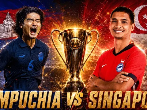 Link xem TRỰC TIẾP bóng đá Campuchia vs Singapore 19h00 ngày 24/7 - VTV6, VTV7 trực tiếp AFF Cup 2026 mới nhất