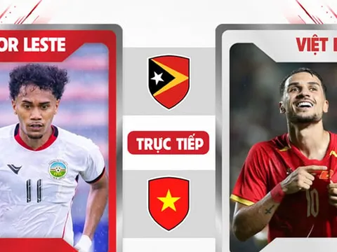 Trực tiếp bóng đá Việt Nam vs Timor Leste, 20h30 ngày 24/7 - Link xem trực tiếp AFF Cup 2026 FULL HD