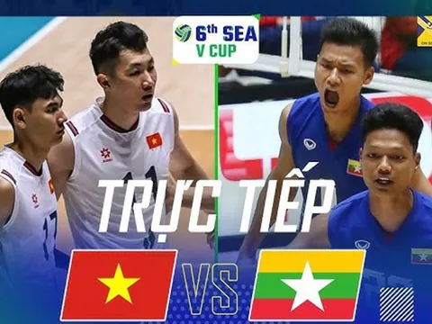 Xem TRỰC TIẾP bóng chuyền Việt Nam đấu Myanmar ở đâu, kênh nào? Link xem bóng chuyền SEA V.Cup 2026