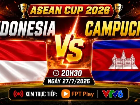Kết quả bóng đá, tỷ số Indonesia vs Campuchia - AFF Cup 2026: Kình địch ĐT Việt Nam gây sốt