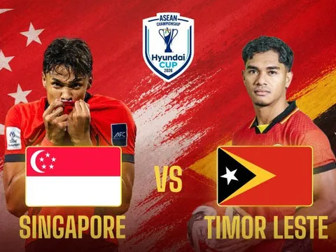Link xem TRỰC TIẾP bóng đá Singapore đấu Timor Lester hôm nay 27/7 - VTV6 trực tiếp AFF Cup 2026