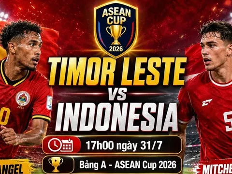 Siêu máy tính dự đoán kết quả, tỷ số Timor Leste vs Indonesia - AFF Cup 2026: ĐT Việt Nam thở phào?