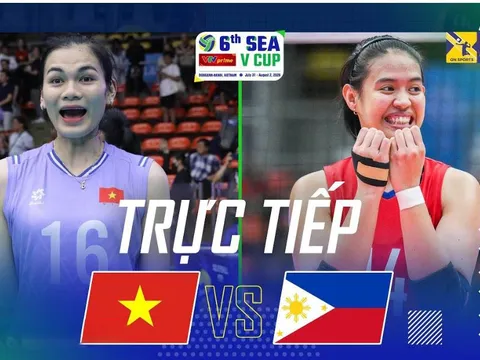 Xem trực tiếp bóng chuyền nữ Việt Nam vs Philippines ở đâu, kênh nào? Link xem SEA V.Cup 2026 mới nhất