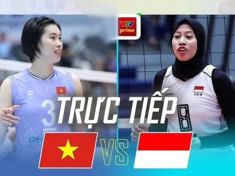Link xem TRỰC TIẾP bóng chuyền nữ Việt Nam đấu Indonesia hôm nay 1/8 - VTV7 trực tiếp SEA V.Cup 2026