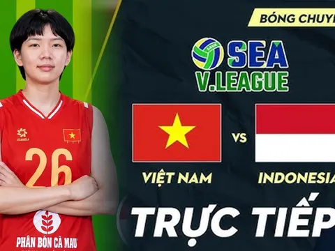 VTV6, VTV7 TRỰC TIẾP bóng chuyền Việt Nam vs Indonesia hôm nay 1/8 - Link xem SEA V.Cup 2026 mới nhất