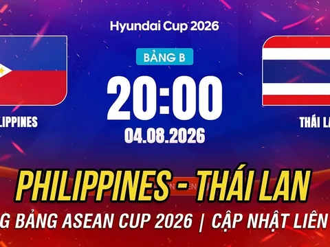 Kết quả bóng đá Philippines vs Thái Lan - Cập nhật link xem trực tiếp AFF Cup 2026 mới nhất