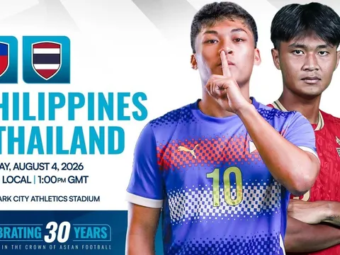 Trực tiếp bóng đá Philippines vs Thái Lan 20h00 ngày 4/8 - VTV6 VTVGo trực tiếp AFF Cup 2026 hôm nay