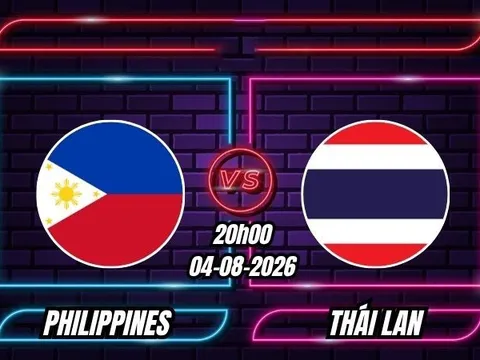 VTV6, VTVGo TRỰC TIẾP bóng đá Philippines vs Thái Lan hôm nay 4/8 - Link xem trực tiếp AFF Cup 2026 mới nhất