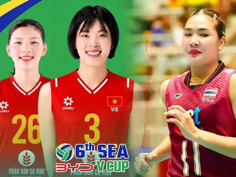Xem trực tiếp bóng chuyền nữ chặng 2 SEA V.Cup 2026 ở đâu, kênh nào? Link xem tuyển Việt Nam thi đấu