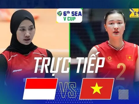 Xem trực tiếp bóng chuyền nữ Việt Nam vs Indonesia ở đâu, kênh nào? Link xem SEA V.Cup 2026 mới nhất