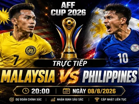 VTV trực tiếp bóng đá Malaysia vs Philippines - Link xem trực tiếp AFF Cup 2026 hôm nay 8/8 trên VTV7